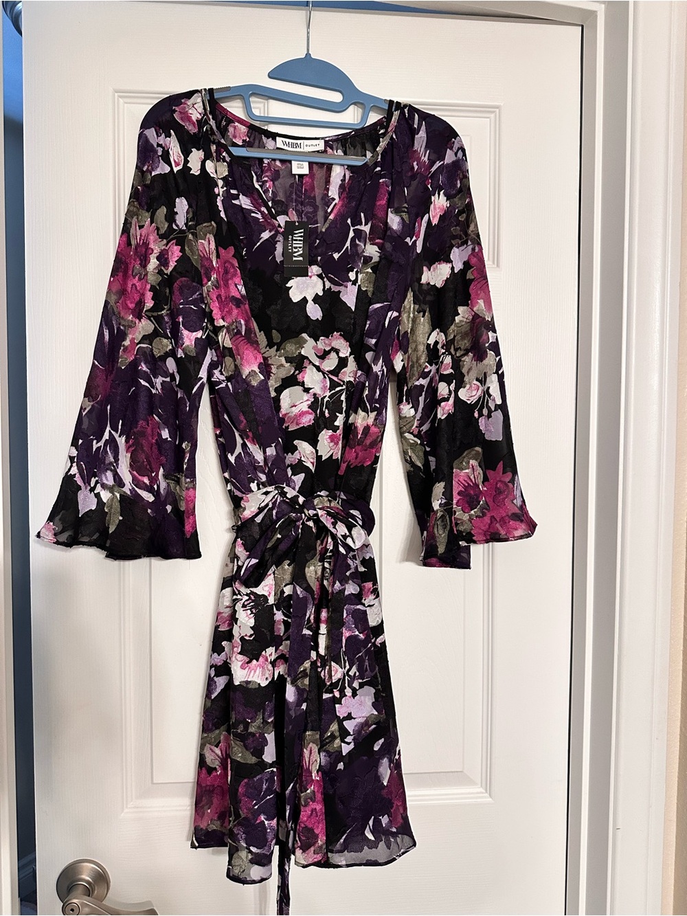 WHBM Floral Sheet Dress with cami - Purple Mauves NWT